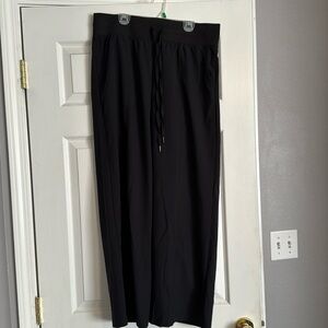 Size large APANA pants. Lightweight polyester spandex mix.